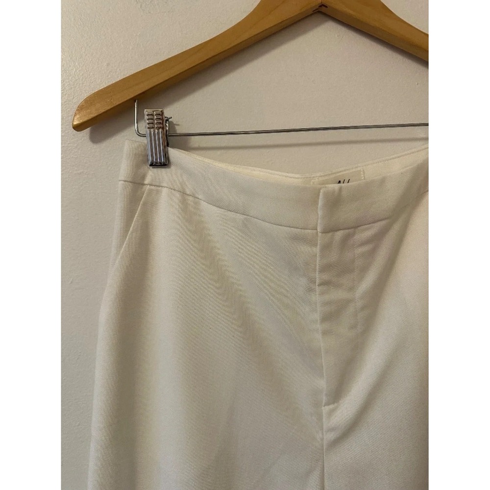 NWT Able White Linen and Cotton Wide Leg High Rise Pants | Size Medium - Picture 3 of 11